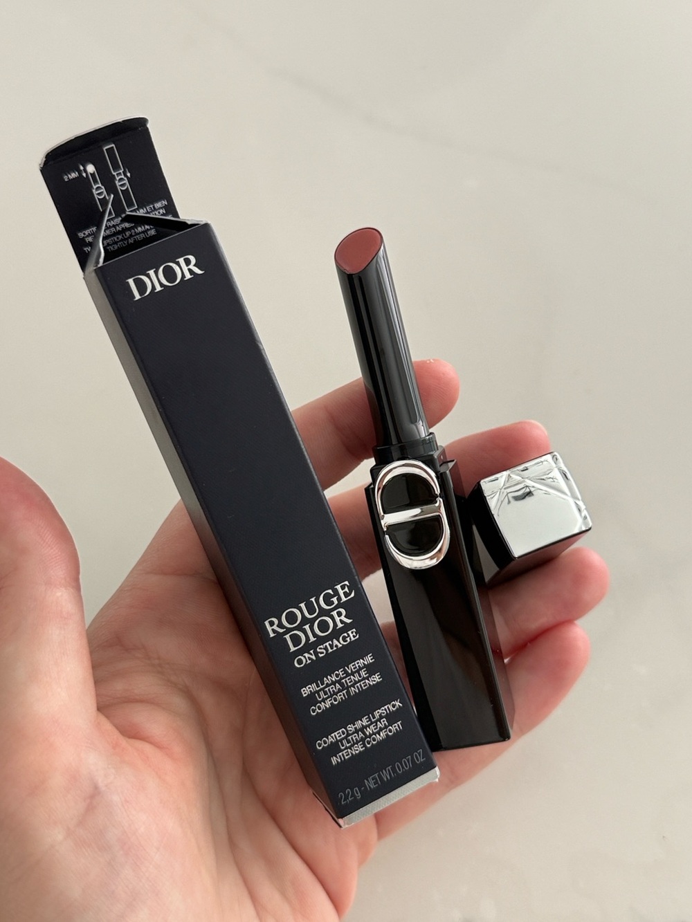 New! DIOR Rouge Dior On Stage Creamy Lipstick - # 120 Iconic Rose